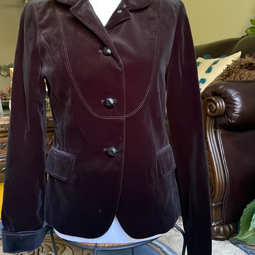 JCrew velour jacket